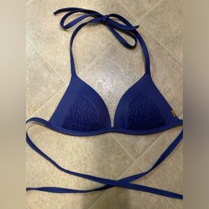 Blue Bikini Top